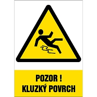 Značka Pozor - Kluzký povrch